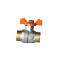 Кран шаровый латунь TERMA-R 3/4" н/н бант 30509