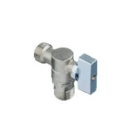 Кран шаровый угловой 1/2"х1/2" с отражателем 740