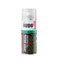Аэрозольная грунт-эмаль по ржавчине KUDO KU-319005 520мл Черный