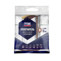 Уплотнитель Tytan Professional D-профиль коричневый 9*7,5мм 6м