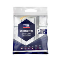 Уплотнитель Tytan Professional P-профиль белый 9*5,5мм 6м