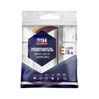 Уплотнитель Tytan Professional E-профиль коричневый 9*4мм 6м