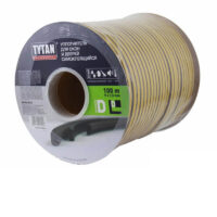 Уплотнитель Tytan Professional D-профиль коричневый 9*7,5мм м/п