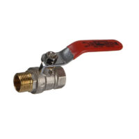Кран шаровый TERMA РЭД/RED 1/2" в/н ручка 31002