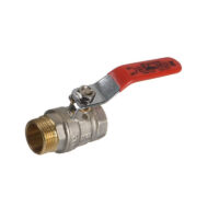 Кран шаровый TERMA РЭД/RED 3/4" в/н ручка 31022